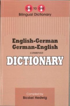 English-German & German-English One-to-One Dictionary Cover English-German & German-English One-to-One Dictionary