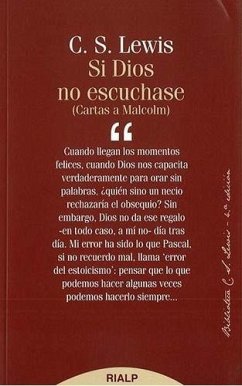 Cover Si Dios no escuchase : cartas a Malcom