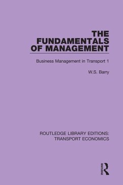 The Fundamentals of Management (eBook, ePUB) - Barry, W. S.