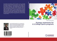 Strategy statements for U.S.College sports programs
