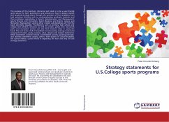 Strategy statements for U.S.College sports programs - Omondi-Ochieng, Peter