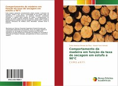 Comportamento da madeira em função da taxa de secagem em estufa a 90°C