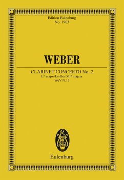 Clarinet Concerto No. 2 Eb major (eBook, PDF) - Weber, Carl Maria von