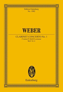 Clarinet Concerto No. 1 F minor (eBook, PDF) - Weber, Carl Maria Von
