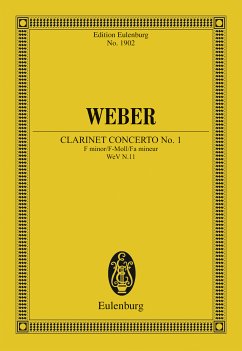 Clarinet Concerto No. 1 F minor (eBook, PDF) - Weber, Carl Maria Von