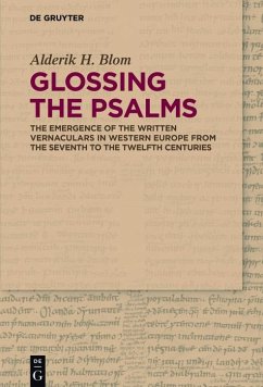 Glossing the Psalms (eBook, PDF) - Blom, Alderik H.