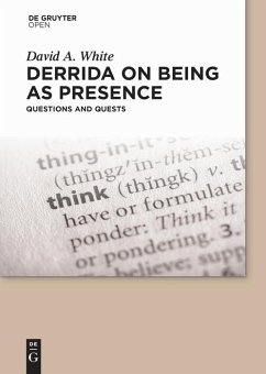 Derrida on Being as Presence (eBook, PDF) - White, David A.