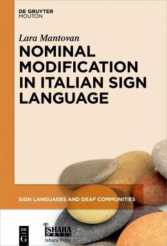 Nominal Modification in Italian Sign Language (eBook, PDF) - Mantovan, Lara