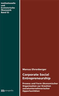 Corporate Social Entrepreneurship - Ehrenberger, Marcus