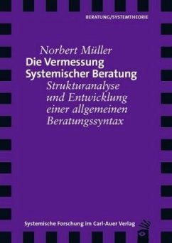 Die Vermessung Systemischer Beratung - Müller, Norbert