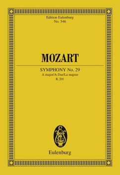 Symphony No. 29 A major (eBook, PDF) - Mozart, Wolfgang Amadeus