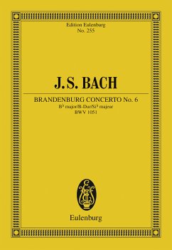 Brandenburg Concerto No. 6 Bb major (eBook, PDF) - Bach, Johann Sebastian