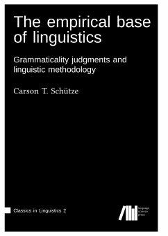 The empirical base of linguistics - Schütze, Carson T.