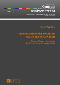 Angemessenheit der Vergütung des Insolvenzverwalters - Winkler, Daniel