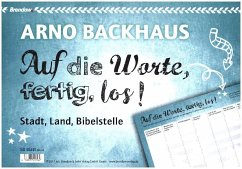 Cover Auf die Worte, fertig, los!, Spielblock