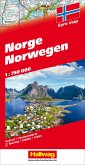 Hallwag Straßenkarte Norwegen Hallwag Straßenkarte Norwegen