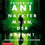 Nackter Mann, der brennt