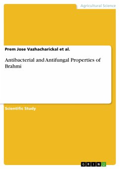 Antibacterial and Antifungal Properties of Brahmi (eBook, PDF) - Vazhacharickal et al., Prem Jose