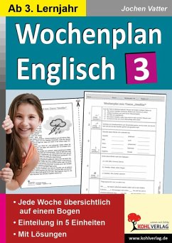 Cover Wochenplan Englisch 3 (eBook, PDF)