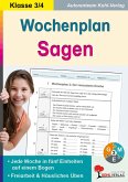 Wochenplan Sagen / Klasse 3-4 (eBook, PDF)