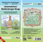 NaturNavi Wanderkarte mit Radwegen Löwensteiner/Waldenburger Berge