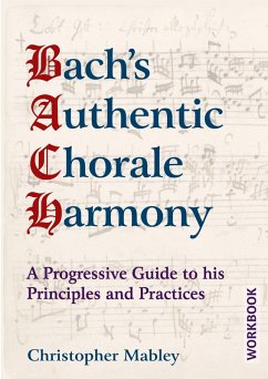 Bach's Authentic Chorale Harmony - Workbook Cover Bach's Authentic Chorale Harmony - Workbook