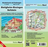 NaturNavi Wanderkarte mit Radwegen Bietigheim-Bissingen - Beilstein