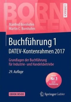 Buchführung 1 DATEV-Kontenrahmen 2017 - Bornhofen, Manfred;Bornhofen, Martin C.