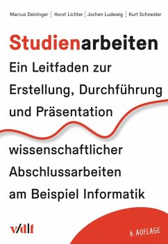 Studienarbeiten (eBook, PDF) - Deininger, Marcus; Lichter, Horst; Ludewig, Jochen; Schneider, Kurt