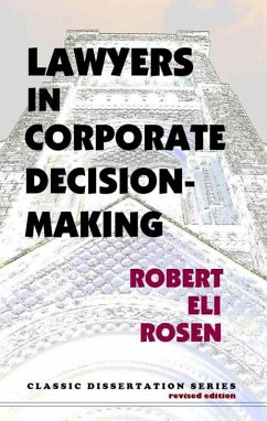 Cover Lawyers in Corporate Decision-Making (eBook, ePUB)
