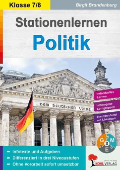Cover Stationenlernen Politik / Klasse 7-8 (eBook, PDF)
