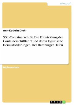 XXL-Containerschiffe. Die Entwicklung der Containerschifffahrt und deren logistische Herausforderungen. Der Hamburger Hafen - Diehl, Ann-Kathrin