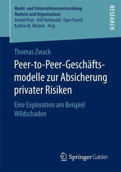 Peer-to-Peer-Geschäftsmodelle zur Absicherung privater Risiken - Zwack, Thomas