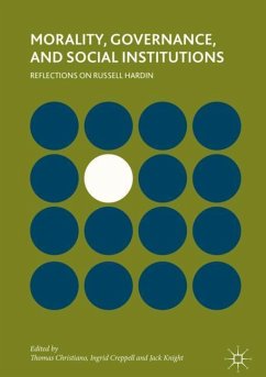 Morality, Governance, and Social Institutions