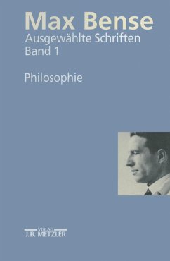 Cover Max Bense: Philosophie (eBook, PDF)