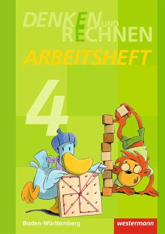 Denken und Rechnen 4. Arbeitsheft. Grundschulen. Baden-Württemberg - Brunner, Ulrike;Klauke, Tina;Konrad, Kerstin;Klöpfer, Dieter