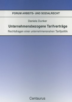Unternehmensbezogene Tarifverträge (eBook, PDF) - Dunker, Daniela