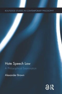 Hate Speech Law - Brown, Alex