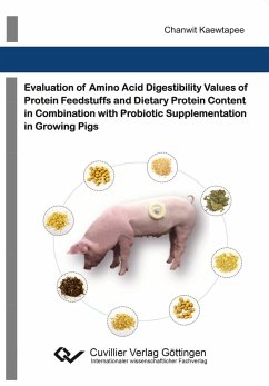 Evaluation of amino acid digestibility values of protein feedstuffs and dietary protein content in combination with probiotic supplementation in growing pigs - Kaewtapee, Chanwit
