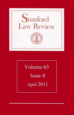 Cover Stanford Law Review: Vol. 63, Iss. 4 - Apr. 2011 (eBook, ePUB)