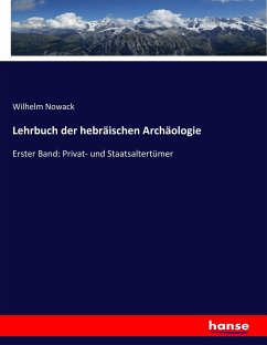 Lehrbuch der hebräischen Archäologie - Nowack, Wilhelm