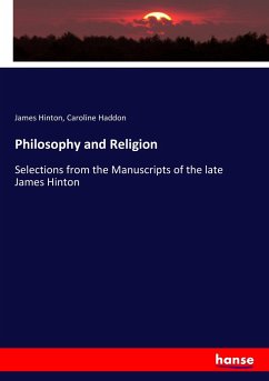 Philosophy and Religion - Hinton, James;Haddon, Caroline