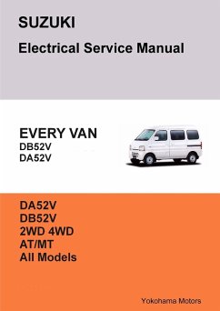 SUZUKI EVERY VAN Electrical Service Manual DB52V DA52V - Danko, James