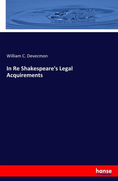 In Re Shakespeare's Legal Acquirements - Devecmon, William C.