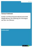 Schulz von Thuns Kommunikationsmodell. Möglichkeiten der Klärung bei Störungen auf den vier Ebenen (eBook, PDF)