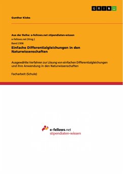 Einfache Differentialgleichungen in den Naturwissenschaften (eBook, PDF) - Klobe, Gunther