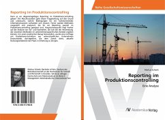 Reporting im Produktionscontrolling - Schenk, Markus