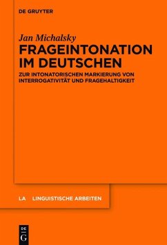 Frageintonation im Deutschen (eBook, ePUB) - Michalsky, Jan