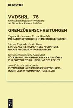 Grenzüberschreitungen (eBook, ePUB) - Breitenmoser, Stephan; Odendahl, Kerstin; Krajewski, Markus; Al., Et.