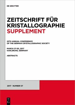 Cover 25th Annual Conference of the German Crystallographic Society, March 27-30, 2017, Karlsruhe, Germany (eBook, ePUB)